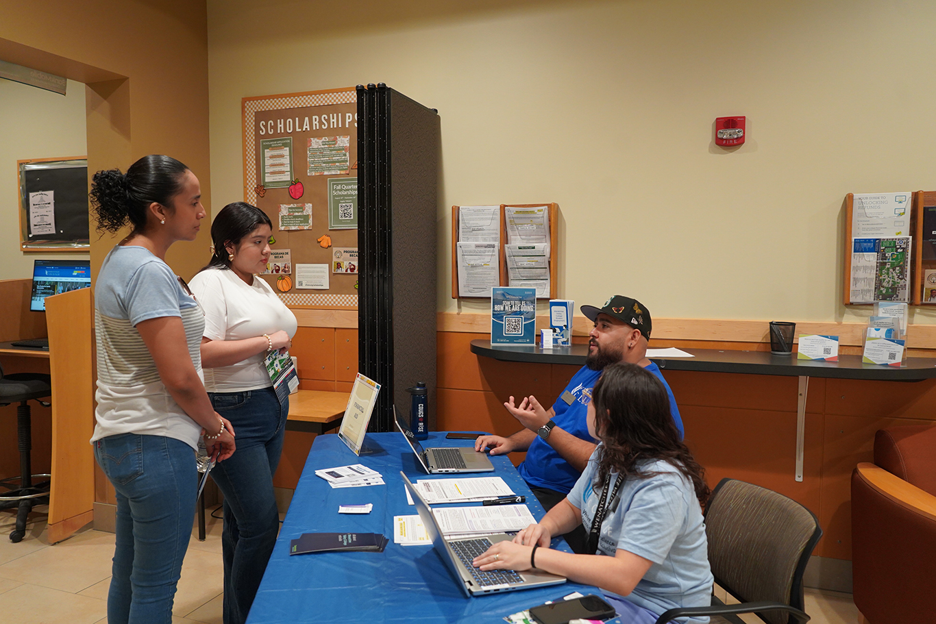 Estudiantes que reciben ayuda financiera