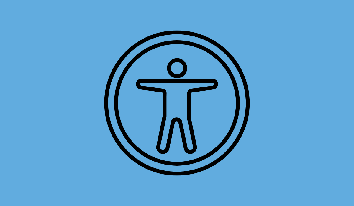 icono que muestra un dibujo lineal del símbolo de accesibilidad