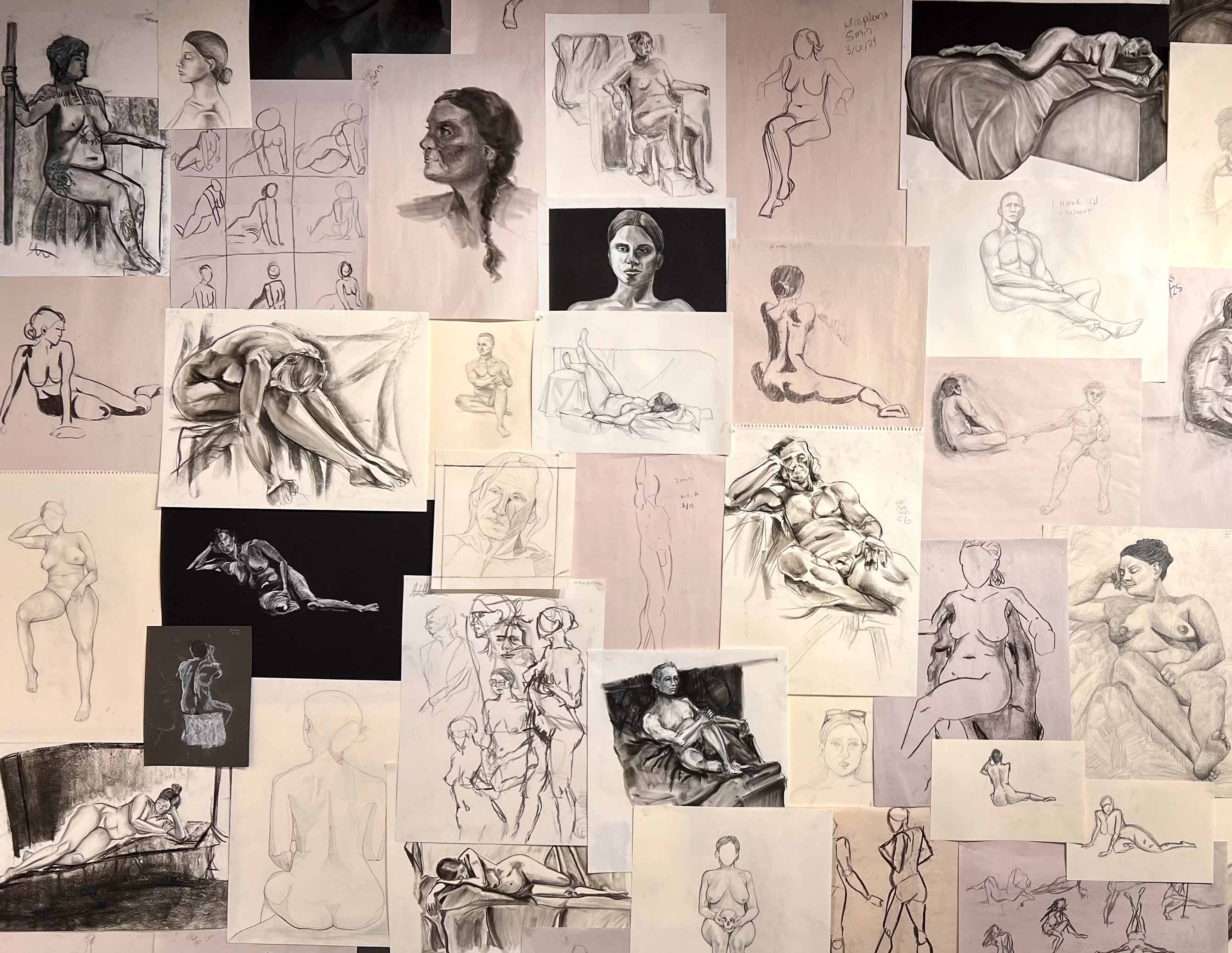 Exposición de dibujos de los alumnos