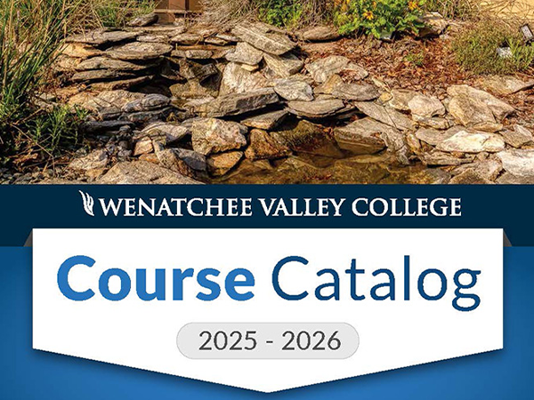 Una captura de pantalla de la portada del Catálogo de cursos de WVC 2025-2026.